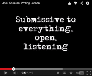 Jack Kerouac On Writing