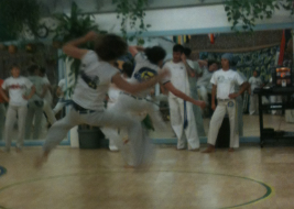 Capoeiristas, Photo by Beth Barany, copyright 2012, at Capoeira Mandinga, Oakland, California
