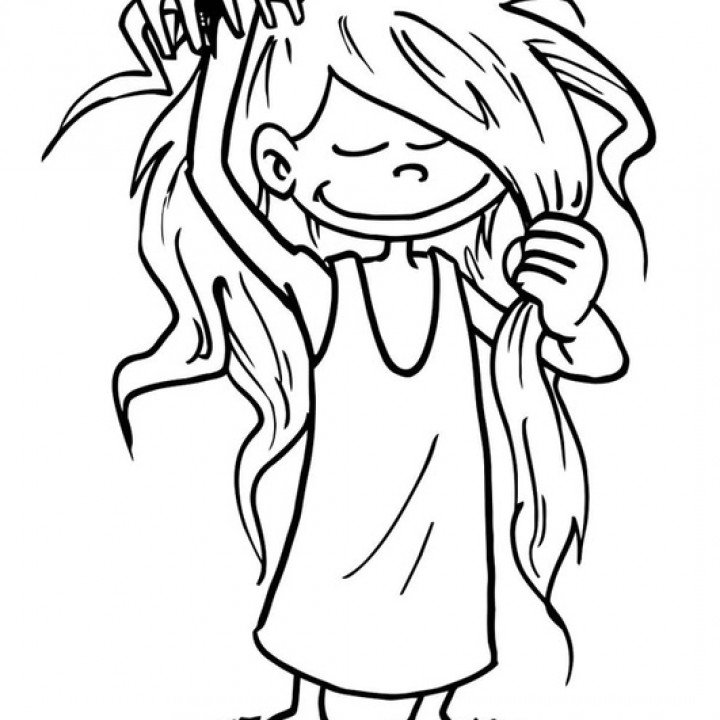 from http://www.edupics.com/coloring-page-to-comb-one-s-hair-i19240.html