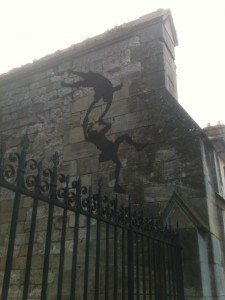 Some whimsy and public art at the manor at Beauvais, St. Pierre
