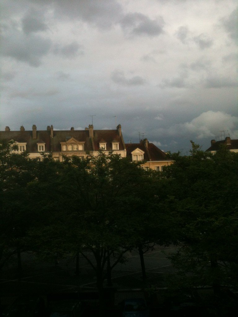 The Stormy Setting Sun in Beauvais