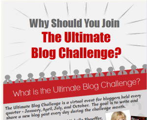Screen Shot of the Ultimate Blog Challenge