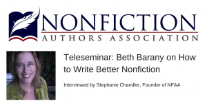 Teleseminar- Beth Barany on How to Write Better Nonfiction