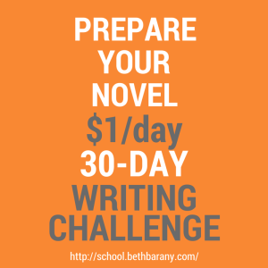 Prepare your novel $1-day. 30-day writing challenge