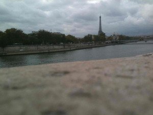 The Eiffel Tower and the Seine, Paris, France