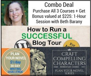 Combo Deal: Purchase all 3 courses + get bonus consult valued at $225, 1-hour creativity consult with Beth Barany