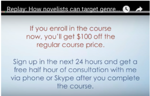 If you enroll in this course now (until Friday, April 29, 2016, you'll get $100 off the regular course price. If you enroll in this course now (until Friday, April 29, 2016, you'll get $100 off the regular course price.