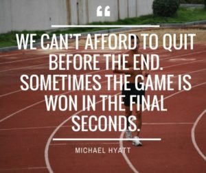 We cant afford to quit
