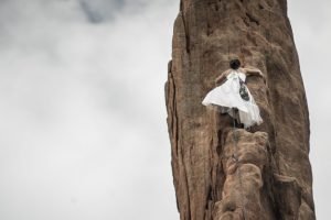 Motivated Woman achieving goal