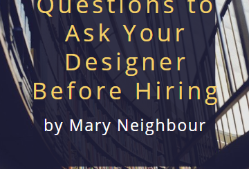 Questions to Ask Your Designer Before Hiring: How to Spot a Professional Cover Designer by Mary Neighbour