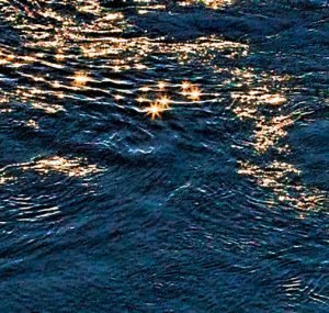 Evening sunlight