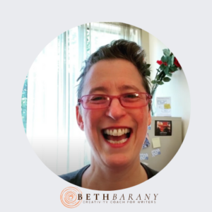 Beth Barany is an award-winning novelist, master neurolinguistic programming practitioner, podcaster of How To Write The Future, and certified creativity coach for writers.