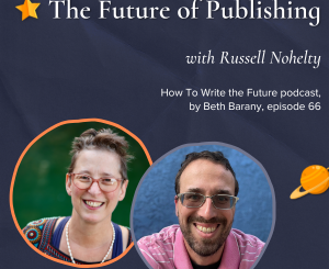 Vavy background for blog post The Future of Publishing with Russell Nohelty