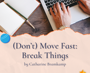 (Don’t) Move Fast: Break Things by Catharine Bramkamp