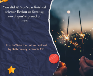 Image of 2 Sparklers celebration for You did it! You've a finished science fiction or fantasy novel you’re proud of (Step 8)