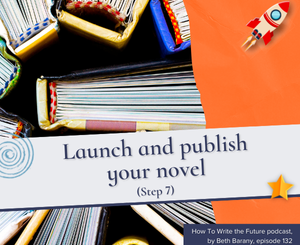 Image of Book spines for launch and publish your novel