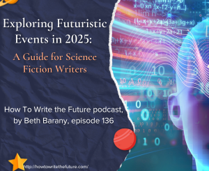 Image of scientific AI head for Exploring Futuristic Events in 2025: A Guide for Science Fiction Writers