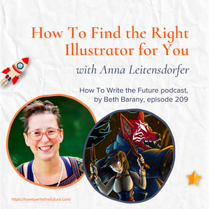 How To Find the Right Illustrator for You with Anna Leitensdorfer Image of Beth Barany and art created by Anna Leitensdorfer for How To Find the Right Illustrator for You with Anna Leitensdorfer