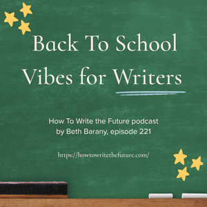 Back to School Vibes for Writers Image of green chalkboard for Back to School Vibes for Writers